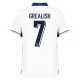 Englanti Grealish 7 Kotipelipaita EM 2024 Jalkapallo Pelipaidat Peliasut