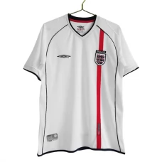 Englanti Kotipelipaita Retro 2001-03 Jalkapallo Pelipaidat Peliasut