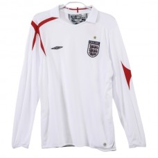 Englanti Kotipelipaita Retro 2006 Jalkapallo Pelipaidat Peliasut(L/S)