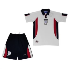 Englanti Lasten Kotipelipaita Retro 1998 Jalkapallo Pelipaidat Peliasut