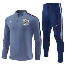 Englanti Lasten Tracksuit 2026-27 - 1-4 Zip Harmaa