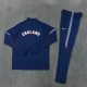 Englanti Lasten Tracksuit 2026-27 - 1-4 Zip Sininen