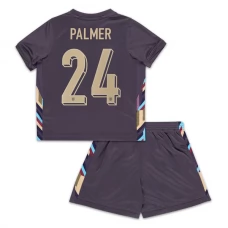 Englanti Palmer 24 Lasten Vieraspelipaita EM 2024 Jalkapallo Pelipaidat Peliasut
