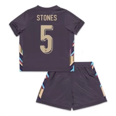 Englanti Stones 5 Lasten Vieraspelipaita EM 2024 Jalkapallo Pelipaidat Peliasut