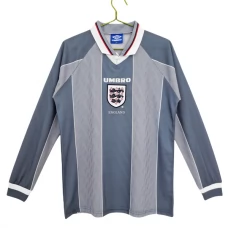 Englanti Vieraspelipaita Retro 1996 Jalkapallo Pelipaidat Peliasut(L/S)