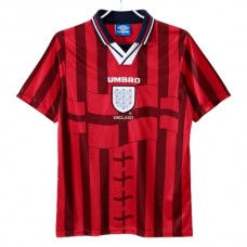 Englanti Vieraspelipaita Retro 1998 Jalkapallo Pelipaidat Peliasut