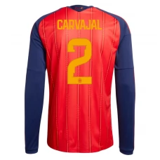 Espanja Carvajal 2 MM Kotipaita 2026 Pelipaita Long Sleeve