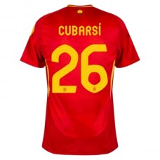 Espanja Cubarsí 26 Kotipelipaita EM 2024 Jalkapallo Pelipaidat Peliasut