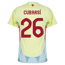 Espanja Cubarsí 26 Vieraspelipaita EM 2024 Jalkapallo Pelipaidat Peliasut