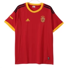 Espanja Kotipelipaita Retro 2002 Jalkapallo Pelipaidat Peliasut