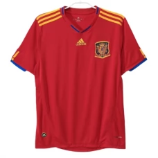 Espanja Kotipelipaita Retro 2010 Jalkapallo Pelipaidat Peliasut