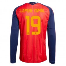 Espanja Lamine Yamal 19 MM Kotipaita 2026 Pelipaita Long Sleeve