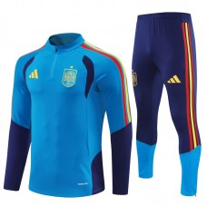 Espanja Lasten Tracksuit 2026-27 - 1-4 Zip Sininen