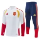 Espanja Lasten Tracksuit 2026-27 - 1-4 Zip Valkoinen