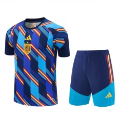 Espanja Lasten Tracksuit(Paita+Shorts) 2026-27 Sininen