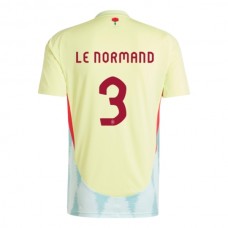 Espanja Le Normand 3 Vieraspelipaita EM 2024 Jalkapallo Pelipaidat Peliasut