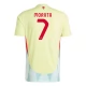 Espanja Morata 7 Vieraspelipaita EM 2024 Jalkapallo Pelipaidat Peliasut