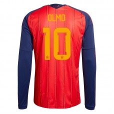 Espanja Olmo 10 MM Kotipaita 2026 Pelipaita Long Sleeve