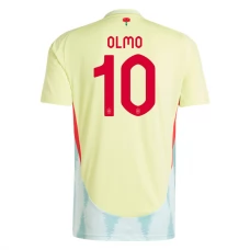 Espanja Olmo 10 Vieraspelipaita EM 2024 Jalkapallo Pelipaidat Peliasut