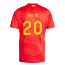Espanja Pedri 20 Kotipelipaita EM 2024 Jalkapallo Pelipaidat Peliasut
