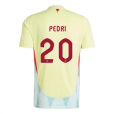 Espanja Pedri 20 Vieraspelipaita EM 2024 Jalkapallo Pelipaidat Peliasut