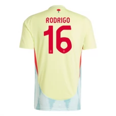 Espanja Rodrigo 16 Vieraspelipaita EM 2024 Jalkapallo Pelipaidat Peliasut