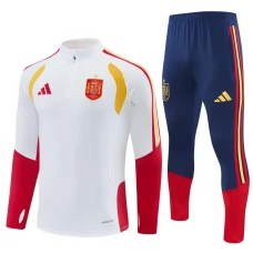 Espanja Tracksuit 2026-27 - 1-4 Zip Valkoinen