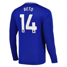 Everton FC Beto 14 Kotipelipaita 2024-25 Jalkapallo Pelipaidat Peliasut(L/S)
