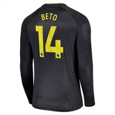 Everton FC Beto 14 Vieraspelipaita 2024-25 Jalkapallo Pelipaidat Peliasut(L/S)