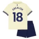 Everton FC Grealish 18 Lasten Vieraspelipaita 2025-26 Jalkapallo Pelipaidat Peliasut