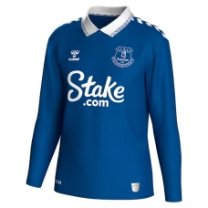 Everton FC Kotipelipaita 2023-24 Jalkapallo Pelipaidat Peliasut(L/S)