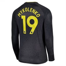 Everton FC Mykolenko 19 Vieraspelipaita 2024-25 Jalkapallo Pelipaidat Peliasut(L/S)
