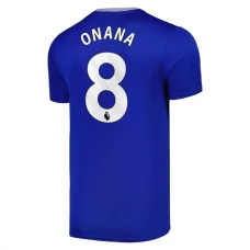 Everton FC Onana 8 Kotipelipaita 2024-25 Jalkapallo Pelipaidat Peliasut