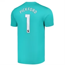 Everton FC Pickford 1 Maalivahdin Vieraspelipaita 2024-25 Jalkapallo Pelipaidat Peliasut