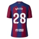 FC Barcelona Balde 28 Kotipelipaita 2023-24 Jalkapallo Pelipaidat Peliasut