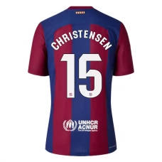 FC Barcelona Christensen 15 Kotipelipaita 2023-24 Jalkapallo Pelipaidat Peliasut