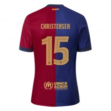 FC Barcelona Christensen 15 Kotipelipaita 2024-25 Jalkapallo Pelipaidat Peliasut