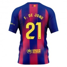 FC Barcelona F.De Jong 21 Kotipelipaita 2025-26 Jalkapallo Pelipaidat Peliasut