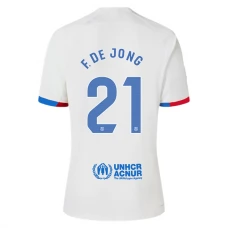 FC Barcelona F. De Jong 21 Vieraspelipaita 2023-24 Jalkapallo Pelipaidat Peliasut