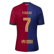 FC Barcelona Ferran 7 Kotipelipaita 2024-25 Jalkapallo Pelipaidat Peliasut