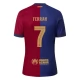 FC Barcelona Ferran 7 Kotipelipaita 2024-25 Jalkapallo Pelipaidat Peliasut