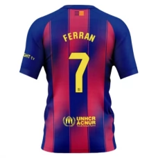 FC Barcelona Ferran 7 Kotipelipaita 2025-26 Jalkapallo Pelipaidat Peliasut