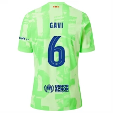 FC Barcelona Gavi 6 Kolmas Pelipaita 2024-25 Jalkapallo Pelipaidat Peliasut