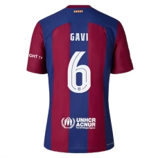 FC Barcelona Gavi 6 Kotipelipaita 2023-24 Jalkapallo Pelipaidat Peliasut