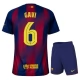 FC Barcelona Gavi 6 Lasten Kotipelipaita 2025-26 Jalkapallo Pelipaidat Peliasut