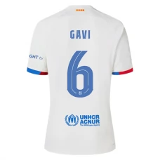 FC Barcelona Gavi 6 Vieraspelipaita 2023-24 Jalkapallo Pelipaidat Peliasut