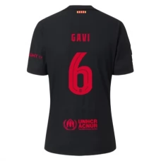 FC Barcelona Gavi 6 Vieraspelipaita 2024-25 Jalkapallo Pelipaidat Peliasut