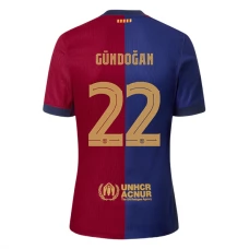FC Barcelona Gündoğan 22 Kotipelipaita 2024-25 Jalkapallo Pelipaidat Peliasut