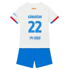 FC Barcelona Gündoğan 22 Lasten Vieraspelipaita 2023-24 Jalkapallo Pelipaidat Peliasut
