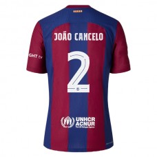 FC Barcelona Joao Cancelo 2 Kotipelipaita 2023-24 Jalkapallo Pelipaidat Peliasut